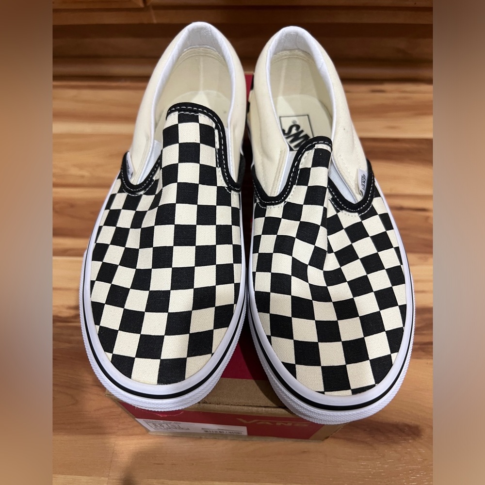 Vans Classic Slip-on Checkered, New and Unworn - 8W/6.5M